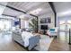 Open living area to kitchen with industrial style container construction at 240 Patterson Se Ave, Atlanta, GA 30316