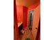 Bright pink bathroom featuring a vanity and access to additional areas at 4316 Kershaw Dr, Snellville, GA 30039