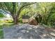 View of a shed in the backyard with a patio, offering extra storage and outdoor space at 2785 Toney Dr, Decatur, GA 30032
