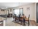 Cozy dining room adjacent to the kitchen, perfect for Gathering meals and gatherings at 2646 Neighborhood S Walk, Villa Rica, GA 30180