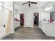 Luxurious main bathroom with double vanities, a walk-in shower, and and walk-in closets at 2646 Neighborhood S Walk, Villa Rica, GA 30180