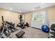 Finished basement featuring carpeted floors, exercise equipment and natural light at 3330 Arborwoods Dr, Alpharetta, GA 30022
