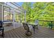 Relax on this spacious wood deck, ideal for outdoor living and entertaining at 3330 Arborwoods Dr, Alpharetta, GA 30022