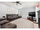 Comfortable living room featuring plush seating, neutral tones, and natural light at 3330 Arborwoods Dr, Alpharetta, GA 30022