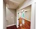 Bedroom with hardwood floors and a view into the hallway at 3820 Fox Creek Ct, Marietta, GA 30062