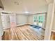 Bright living area with wood floors, neutral paint and access to a deck through glass doors at 3820 Fox Creek Ct, Marietta, GA 30062