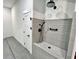 A functional pet washing station features easy access and black fixtures in the garage at 3820 Fox Creek Ct, Marietta, GA 30062