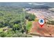 An aerial view showing a residential area near a data center and construction site at 4682 Stonewall Tell Rd, College Park, GA 30349