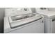 Modern laundry machines with see through top at 109 Logan Pass Dr, Loganville, GA 30052