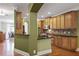 Gourmet kitchen with granite countertops and custom cabinetry at 1605 Pavillion Ridge Se Dr, Smyrna, GA 30080