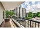 Balcony showcasing seating and city views, perfect for relaxation and enjoying the urban landscape at 275 13Th Ne St # 605, Atlanta, GA 30309