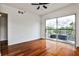 Bright bedroom with a large sliding glass door leading to a balcony with great view at 275 13Th Ne St # 605, Atlanta, GA 30309