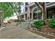 Condominium building with nicely landscaped entrance, exterior shot at 275 13Th Ne St # 605, Atlanta, GA 30309