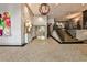 Beautiful lobby with elegant stairs, contemporary lighting, and a stylish design for a welcoming atmosphere at 275 13Th Ne St # 605, Atlanta, GA 30309
