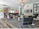 Modern lounge area with comfortable seating, a fireplace, stylish decor, and plenty of natural light at 275 13Th Ne St # 605, Atlanta, GA 30309
