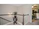 Upstairs hallway with neutral walls, plush carpeting, and tasteful decor at 1296 Taylor Way, Stone Mountain, GA 30083