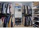 Well appointed walk-in closet with lots of storage space at 173 Kingswood Dr, Ellenwood, GA 30294