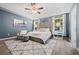 Comfortable main bedroom featuring lots of space, decorative appointments and light at 173 Kingswood Dr, Ellenwood, GA 30294