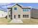 View of the backyard showcasing the lawn, patio, and exterior of the home at 2349 Hanover Woods Rd, Lithonia, GA 30058