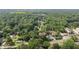 Aerial view shows the property's serene, tree-lined neighborhood near downtown Decatur at 476 Sherman Way, Decatur, GA 30033