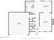 First floor plan showing garage, kitchen, dining, Gathering room with fireplace, and bathroom at 120 Park Bridge Ln, Roswell, GA 30075