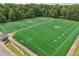 Aerial view of well-maintained artificial turf sports fields at 120 Park Bridge Ln, Roswell, GA 30075