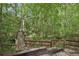 Charming bridge crossing through the lush wooded area at 120 Park Bridge Ln, Roswell, GA 30075