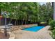 Backyard with an in-ground pool and outdoor grilling area at 1720 Buckhead Valley Ne Ln, Atlanta, GA 30324