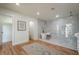 Bright modern bathroom features soaking tub, shower, and neutral-toned rug at 2729 Ridge Valley Nw Rd, Atlanta, GA 30327