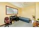 Bedroom with a single bed, desk and ceiling fan at 1303 Cochise Cir, Austell, GA 30168