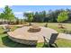 Community fire pit provides a cozy spot for relaxation and gathering at 221 Begonia Way, Mcdonough, GA 30253