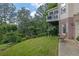 Professionally landscaped backyard and patio offer a relaxing retreat at 3143 Denton Ne Pl, Roswell, GA 30075