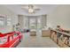 bedroom with a race car bed, multiple windows and neutral carpet at 3143 Denton Ne Pl, Roswell, GA 30075