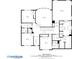 Detailed floor plan showcasing the layout of this spacious home at 320 Harvest View Ter, Woodstock, GA 30188