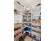 Walk-in pantry with custom shelving and storage solutions at 320 Harvest View Ter, Woodstock, GA 30188