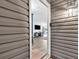 Inviting home entryway reveals a glimpse of a stylishly furnished living room with modern décor at 1750 Clairmont Rd # 32, Decatur, GA 30033