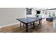 Finished basement game room featuring a ping pong table and recessed lighting at 305 Jasmine Ct, Woodstock, GA 30189