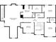 Second floor plan showcasing the layout of the primary bedroom, bedrooms, walk-in closets, and bathrooms at 6637 Chason Woods Ct, Jonesboro, GA 30238