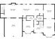 Main floor plan with Gathering room, kitchen, dining room, breakfast nook, laundry, garage, living room and foyer at 6637 Chason Woods Ct, Jonesboro, GA 30238