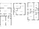 All floorplans including the basement, main floor, and upstairs layout of the property at 316 Shiloh Hills Nw Dr, Kennesaw, GA 30144