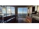 Beautiful kitchen featuring stainless steel appliances, dark wood cabinetry, hardwood floors and a beautiful skyline view at 3324 Peachtree Ne Rd # 3001, Atlanta, GA 30326