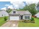Charming single-Gathering home featuring stone accents, a two-car garage, and a well-maintained front yard at 306 Lark Ln, Canton, GA 30115