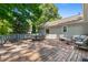 Enjoy outdoor living on this spacious deck with seating area and lush greenery at 3116 Lakepoint Cir, Acworth, GA 30102