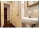 Small bathroom featuring a single sink and vanity area at 1491 Boulderwoods Dr, Atlanta, GA 30316