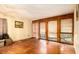 Cozy living room with a window to bring natural light and hardwood floors at 1491 Boulderwoods Dr, Atlanta, GA 30316
