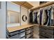 Custom closet design with shelving and metal basket drawers at 870 Inman Village Ne Pkwy # 229, Atlanta, GA 30307