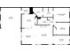 Floor plan featuring garage, laundry, kitchen, dining area, living room, sunroom, and bedrooms at 2318 Chancery Mill Ln, Buford, GA 30519