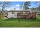 Backyard of home with two-level back deck at 5570 Deerfield Nw Pl, Kennesaw, GA 30144