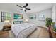 Comfortable main bedroom with natural light and modern decor at 5570 Deerfield Nw Pl, Kennesaw, GA 30144