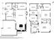 Detailed floor plan showcasing the layout of the first and second floors, including bedrooms, bathrooms, and living spaces at 2120 Cain Commons Dr, Dacula, GA 30019